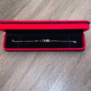 Crystal and silver Bracelet